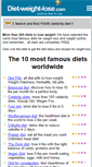 Mobile Screenshot of diet-weight-lose.com